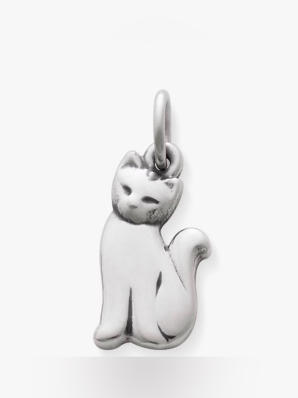 James Avery Cat Charm Silver